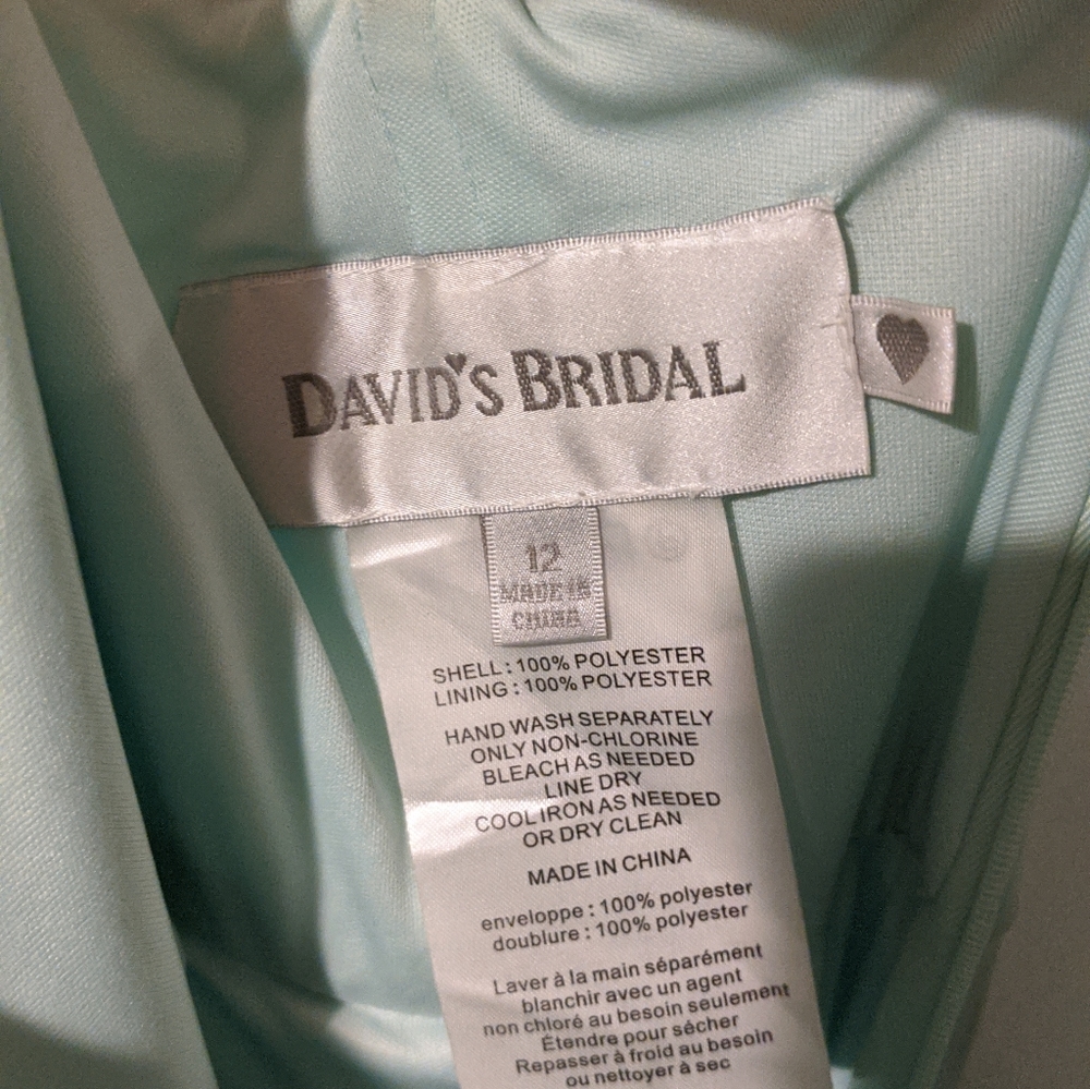 Seafoam bridesmaid dress